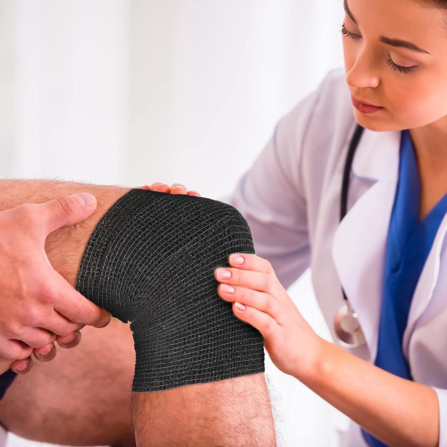 Sağlık Sargısı Elastik Kohezyon Bandajı