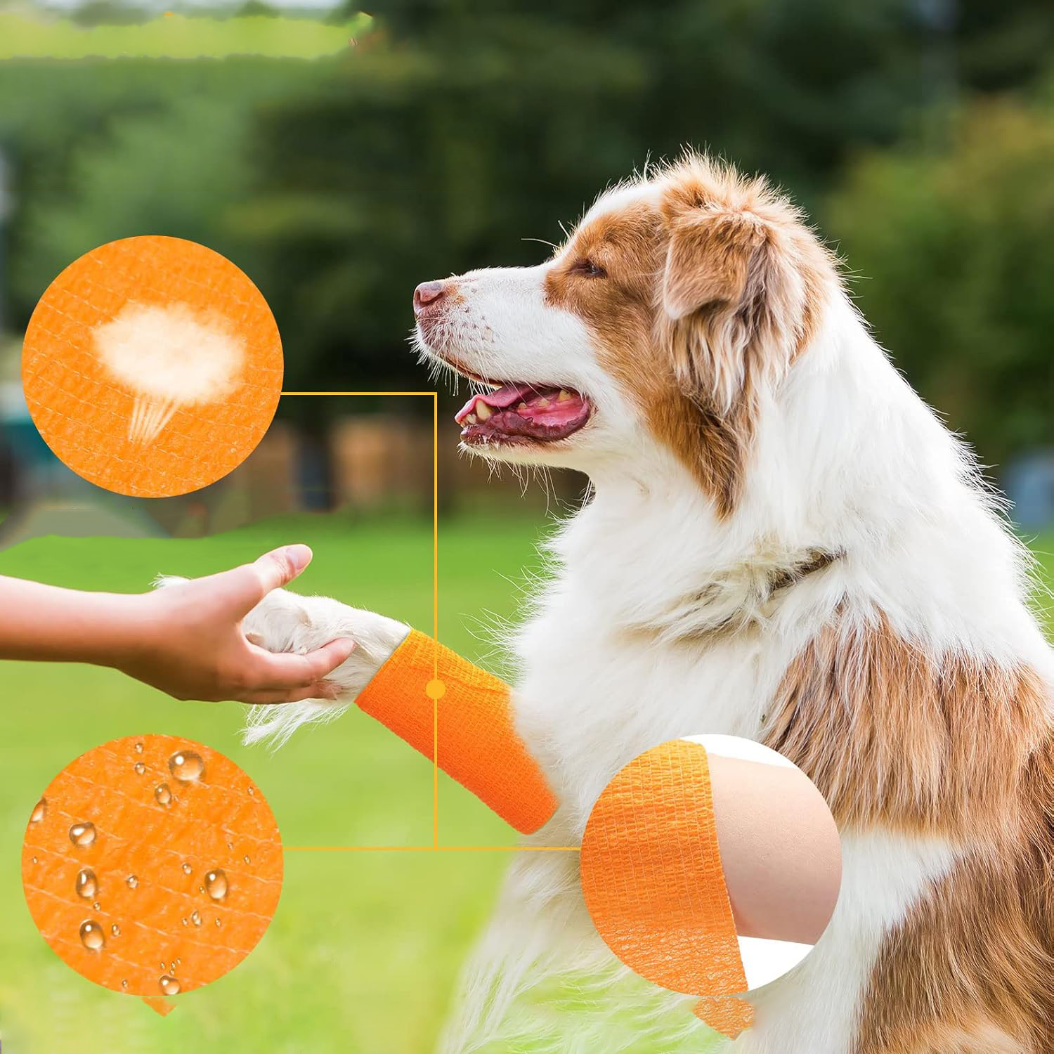 Dış Mekan için Suya Dayanıklı Kendinden Yapışkanlı Bandaj