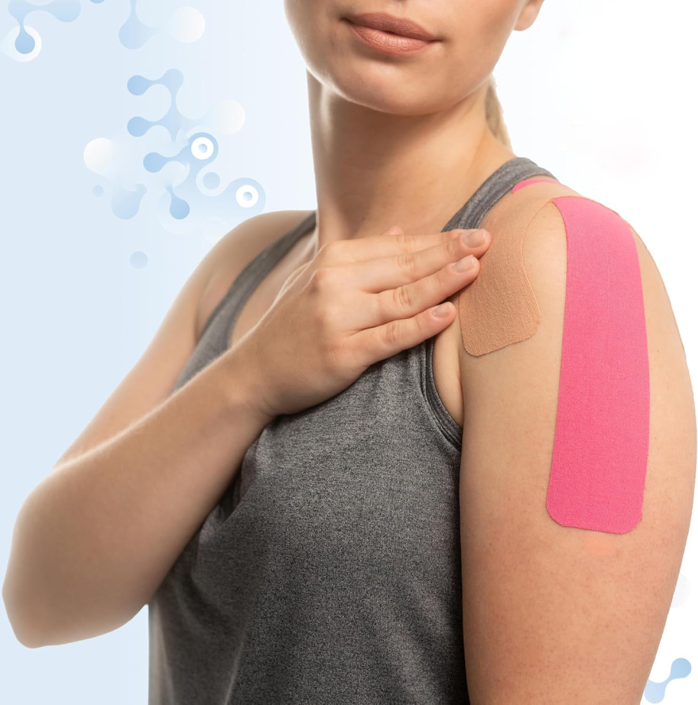 Spor için Önceden Kesilmiş Kinesiyoloji Bandı